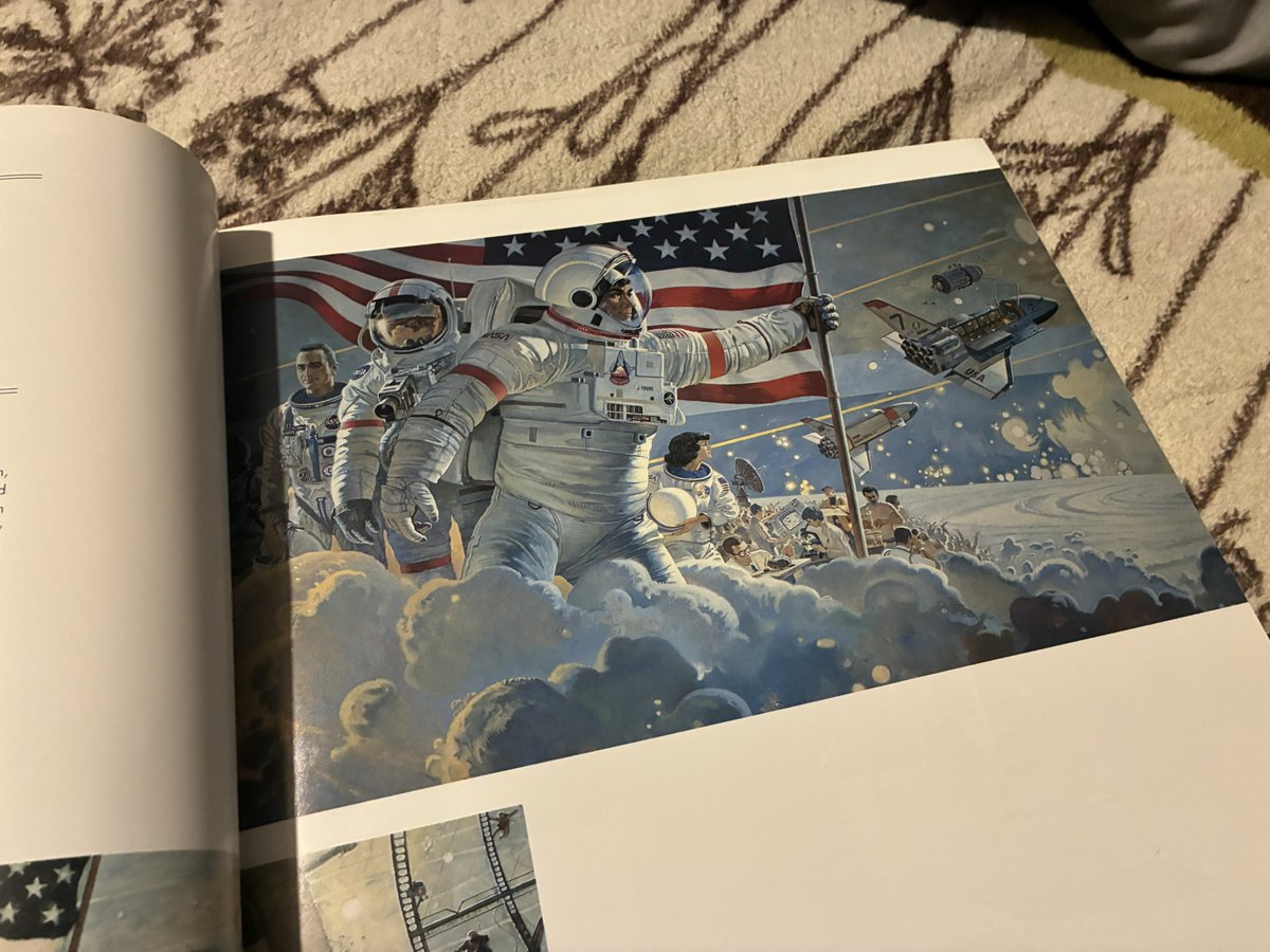 lndexium's tweet photo. also got this really incredible book full of works from Robert McCall https://t.co/wXUqWqWdQh