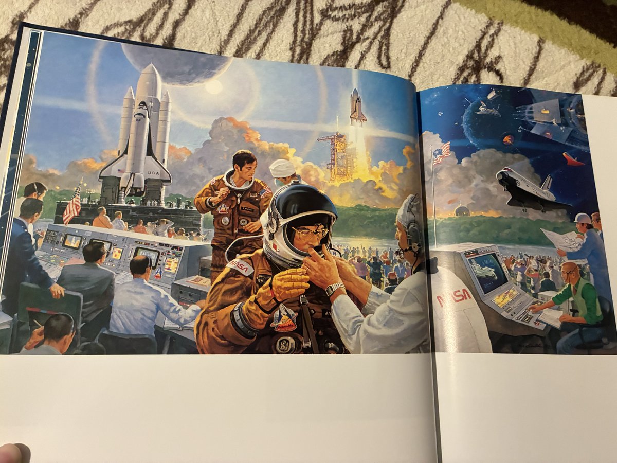 lndexium's tweet photo. also got this really incredible book full of works from Robert McCall https://t.co/wXUqWqWdQh