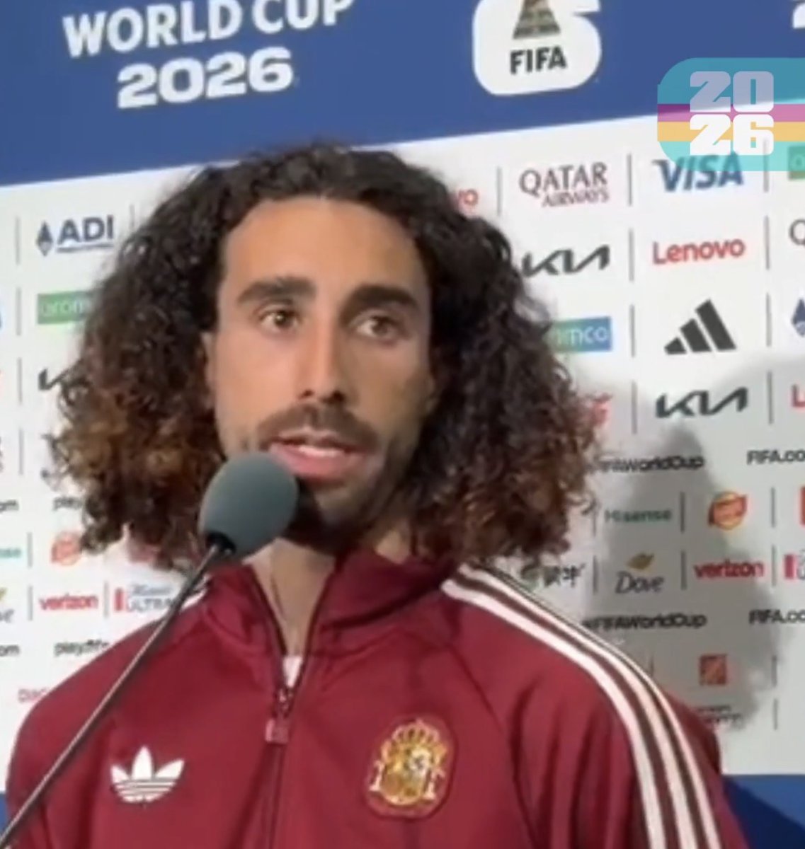 theMadridZone's tweet photo. 🗣️ Marc Cucurella: “Cristiano Ronaldo is a football legend.

He has inspired a lot of young people and playing against him is always a motivation, because when I was a kid I used to watch him on TV and now I had the chance to face him in the World Cup.” https://t.co/Oyn5ljqKM2