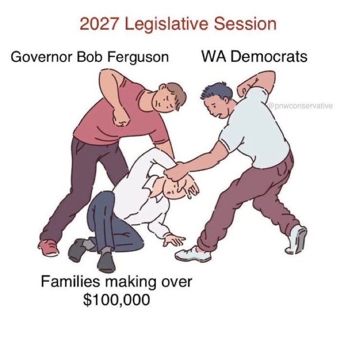 PNWConservative's tweet photo. Just wait for next year…. Revenue projections are already short….

More taxes are coming (and it’s not on the billionaires or millionaires). https://t.co/ohcQgp2mLw
