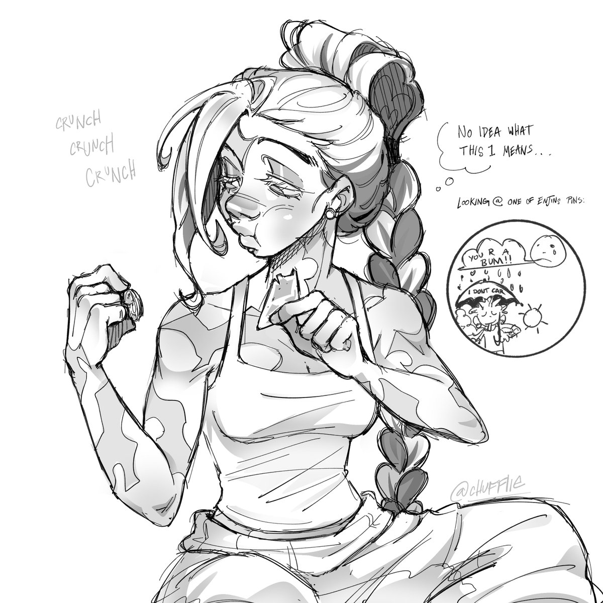 chufflie's tweet photo. enjin learned he can make his own pins because of remlin and tamsy doesn't understand them #tamsycaines #enjin #gachifanart ok. #tamjin 

yes i hope tams chest scares you. hashtag nonbinaries stay winning https://t.co/h9BAtVV1cQ