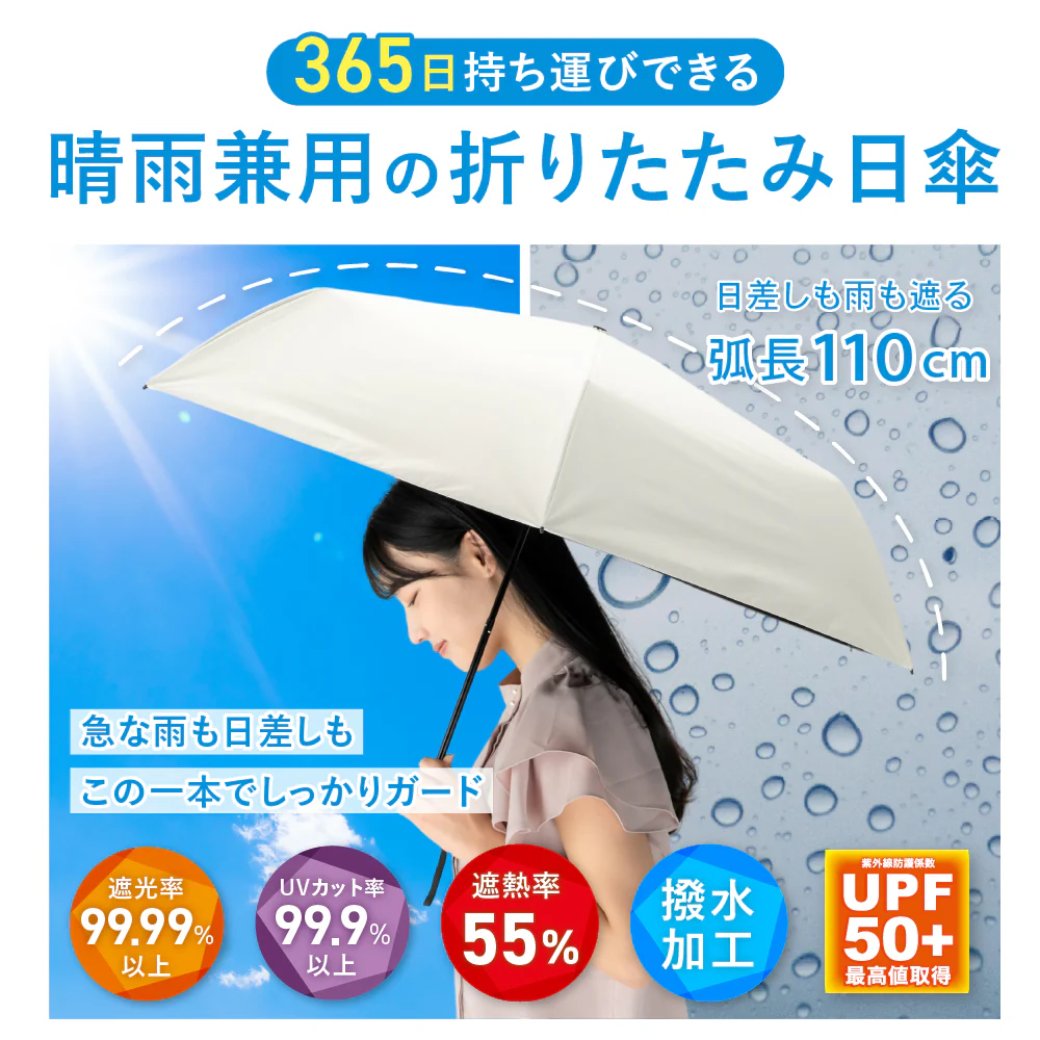 northmall_com's tweet photo. どんな空の日も、私を優しく守るお守り。365日持ち歩ける＜PROTECT U＞超軽量折りたたみ日傘は、遮光率99.99%以上、UVカット率99.9%以上で強烈な日差しから守り、高い遮熱性で体感温度もダウン☀️☔️詳細はプロフィールのリンクからチェックしてくださいね

#折りたたみ傘 #晴雨兼用傘 #PROTECTU https://t.co/N9ND3l929k