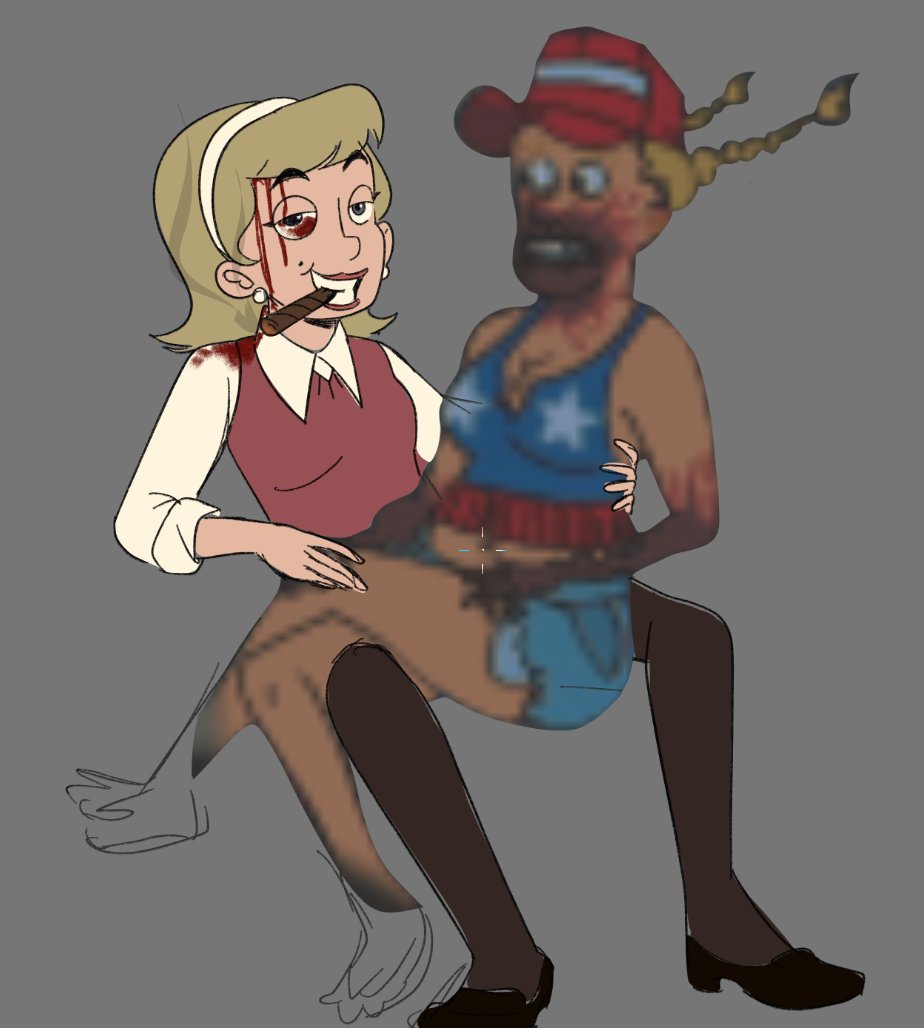 Messy_sketchess's tweet photo. Haunted Hotel oc shes awesome https://t.co/4aYxOzowp1