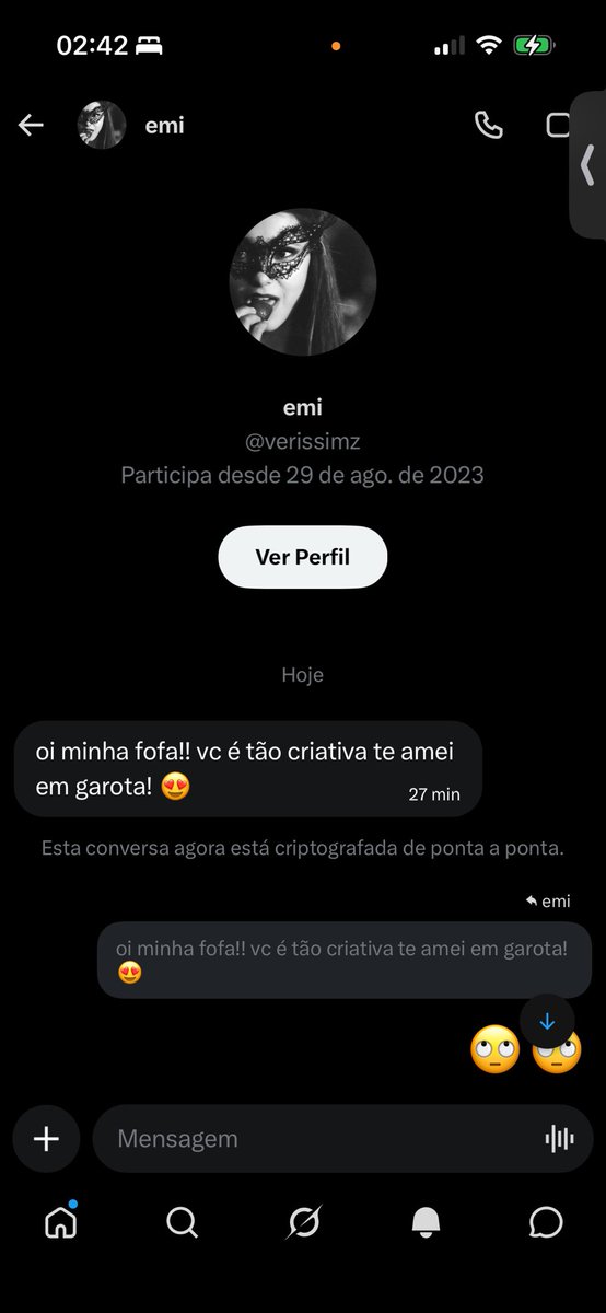 bbellis's tweet photo. @verissimz “Não me conhece “ mas me segue e vive me enchendo no direct, larga de ser mentirosa mitomaníaca https://t.co/46bhTBjxH9