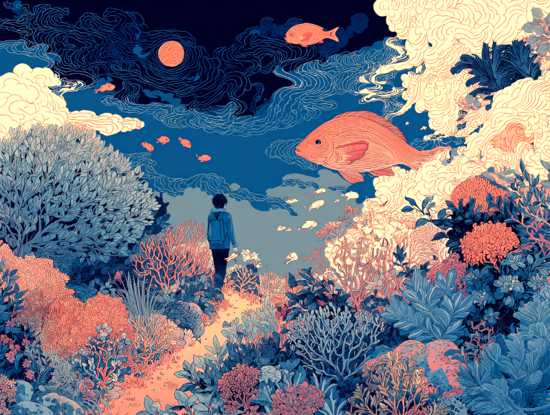 TodaysQuest's tweet photo. https://t.co/RXH76h7MMC
#AIArt #AnimeArt #SurrealArt #DreamyIllustration #FloatingFish #AerialFishing #空中遊漁 #Goldfish #Surrealism #WhimsicalArt #Ethereal #AIillustration #FantasyArt #AnimeGirl https://t.co/9MSpfWNdGQ