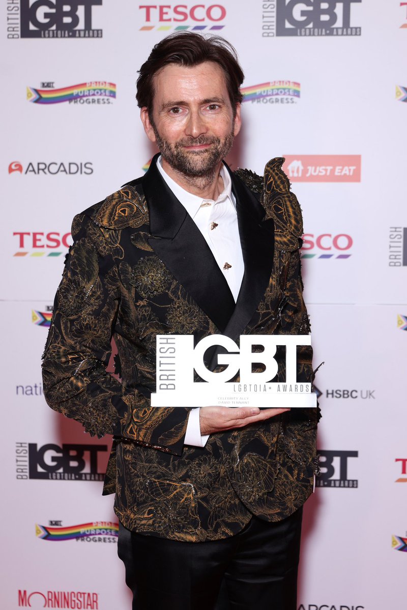 DavidTupdates's tweet photo. David has been recognised in this year’s Pride Power List as a Celebrity Ally for his continued advocacy and support of the LGBTQIA+ community. https://t.co/7DPlXfx5yH