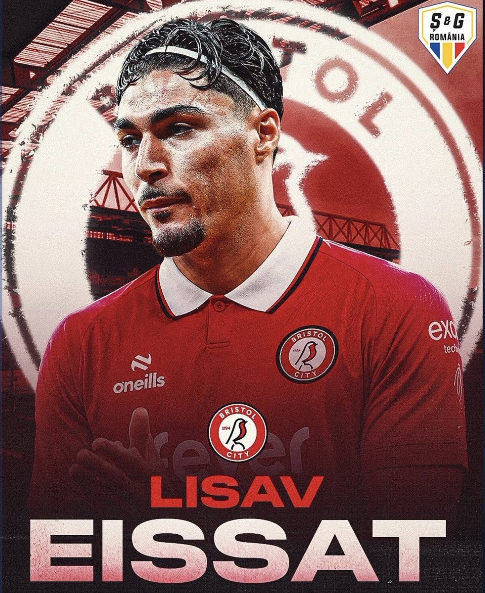 RoFtbl's tweet photo. LISAV EISSAT ➡️ BRISTOL CITY ￼🔴⚪️

Deal done, according to Alan Nixon (@reluctantnicko)

▫€2.5M (release clause) from Maccabi Haifa
▫️4-year contract

The Championship 🏴󠁧󠁢󠁥󠁮󠁧󠁿 side have made 5 signings pushing for promotion

Big step up to England’s 2nd tier for the 21yo CB 👏 https://t.co/9ZZFc32hjw