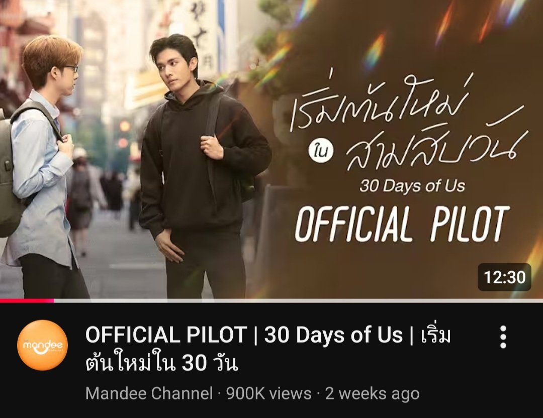 TEMPTOPEX's tweet photo. We're finally at 900k of views and 65k of likes for 30 DoU official pilot !!! 

Please everyone continue your effort and keep watching it, so we can reach 1M asap 🙏 https://t.co/YvpZXzEA5D