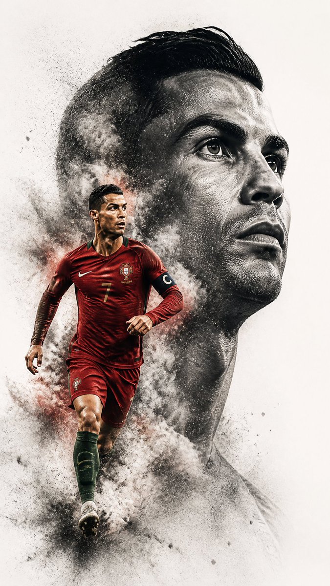 Double Exposure Sports Portrait