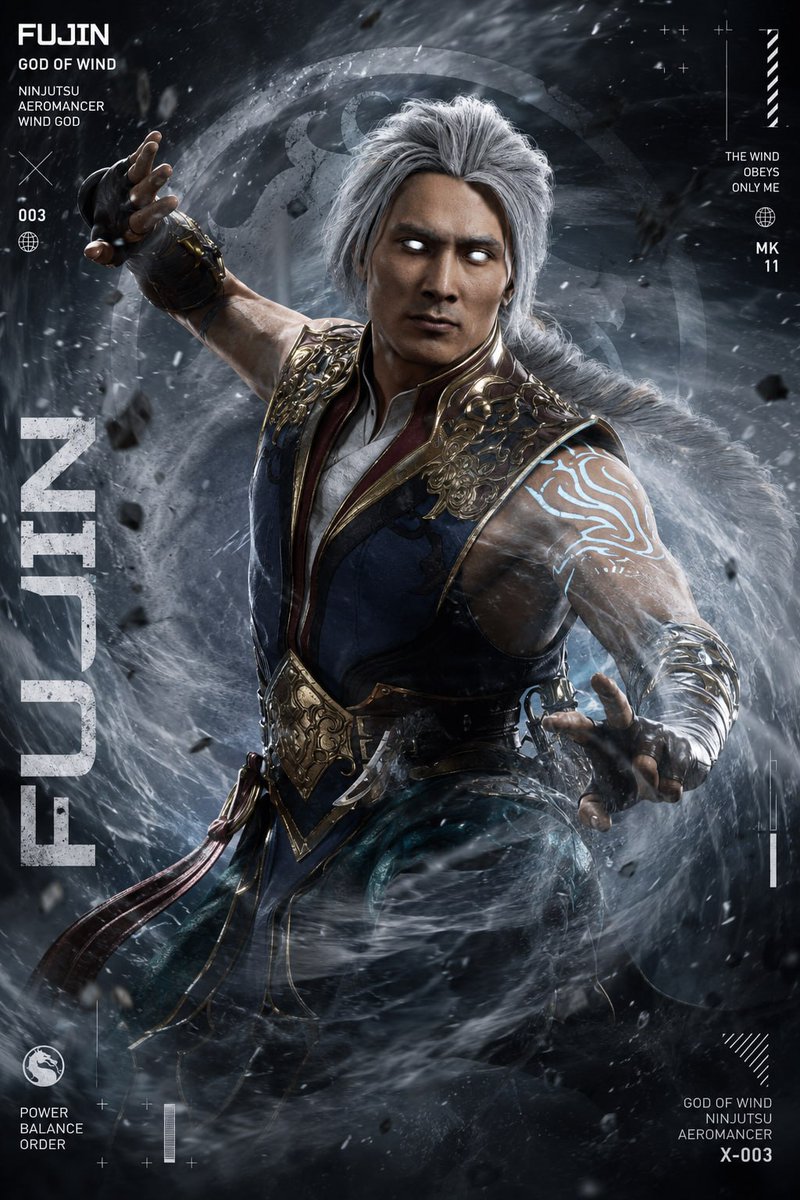 Bi_Han_Ice's tweet photo. #mk11 #fujin 
A new character for me. But I tried to make him look good. https://t.co/voUuUOXnJZ
