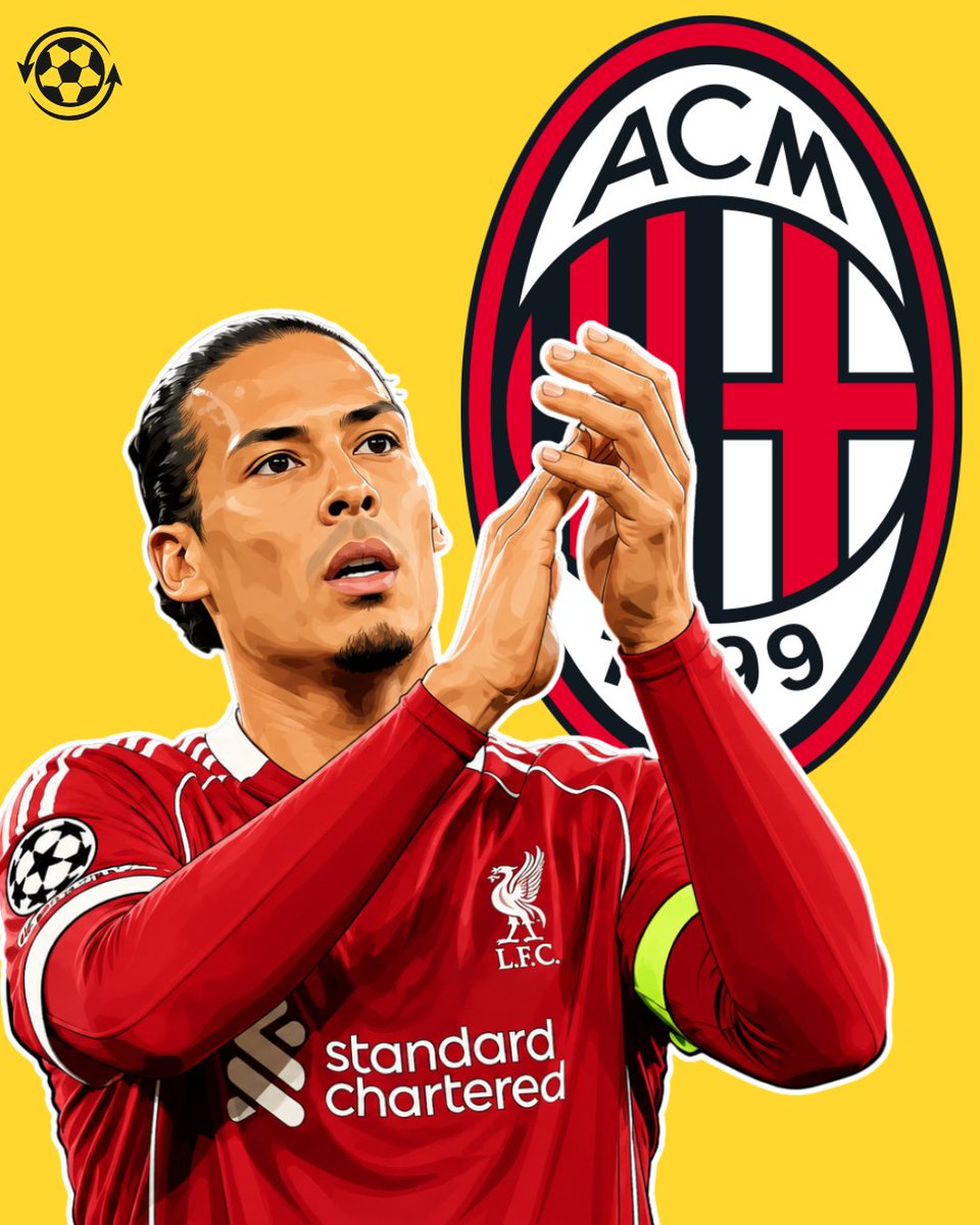 DeadlineDayLive's tweet photo. 🚨 AC Milan are planning a move for Virgil van Dijk, either this summer or as a free agent in 2027.

The Rossoneri are willing to wait until the Liverpool captain's contract expires if a transfer cannot be agreed now.

Liverpool consider Van Dijk a key player and are reluctant to let him leave this summer.

(Source: @calciomercatoit)