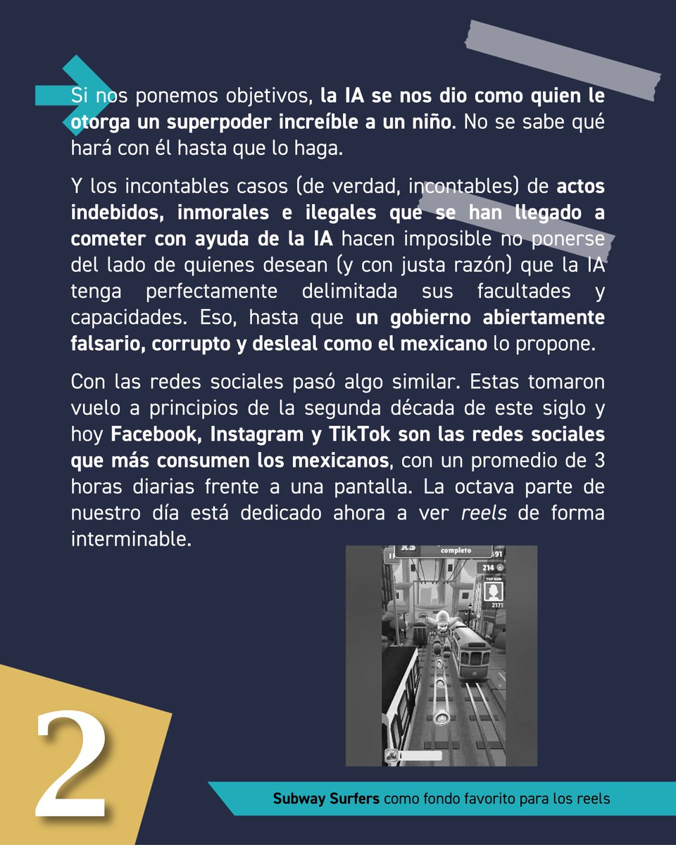 MikeVillAlvarez's tweet photo. Hoy en la #Comenta4: La IA regulada por la 4T.

Mentir, robar y traicionar al pueblo es el sello de la 4T, de Morena y de Claudia Sheinbaum.

Que busquen regular a la IA y las redes sociales es algo muy, muy malo. https://t.co/f1lWm8lkXW