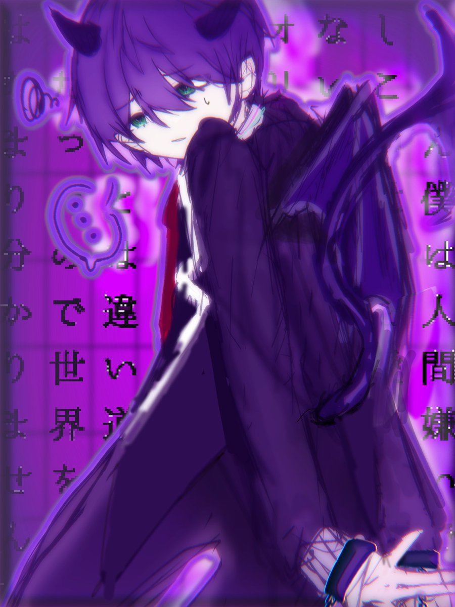 YuMiKa0620's tweet photo. ⚠️悪魔
「…」
#にじさんじ絵描きさんと繋がりたい https://t.co/AaDxuRZ2YA