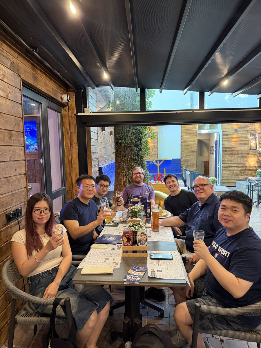 muller_group's tweet photo. Beamtime break with a #traditional #German #dinner in #Hamburg with Stephan Roth from #DESY and #KTH #Stockholm enjoying different local #beers https://t.co/abuk6ygdjc