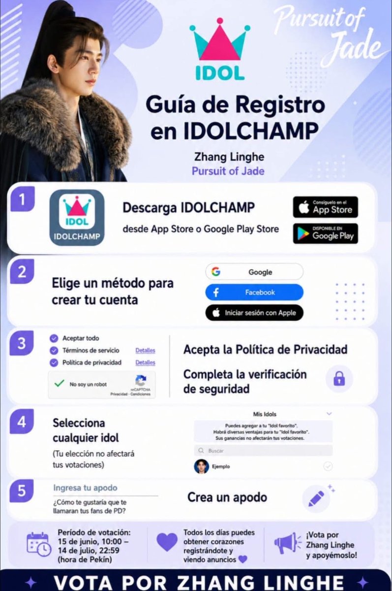 ZLHMexico's tweet photo. ¿Ya votaron por Zhang Linghe hoy? 

Les dejamos acá la guía para votar paso a paso, cada voto suma. 🫶🏻

#ZhangLinghe #张凌赫 https://t.co/2n63UpieGA