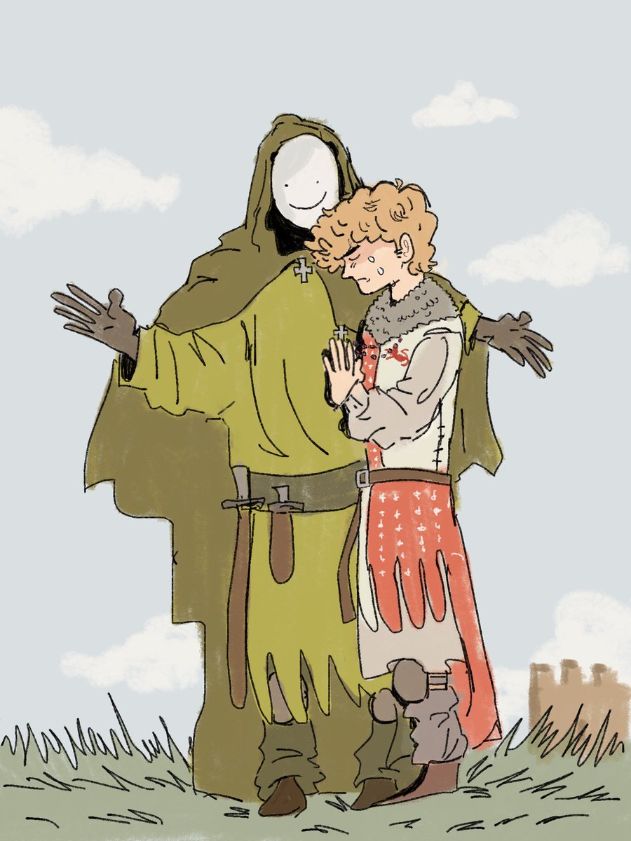 Red_t33th's tweet photo. exile but it’s medieval and i accidentally posted this once before #dsmp #tommyinnit https://t.co/W5Sz86uFxH