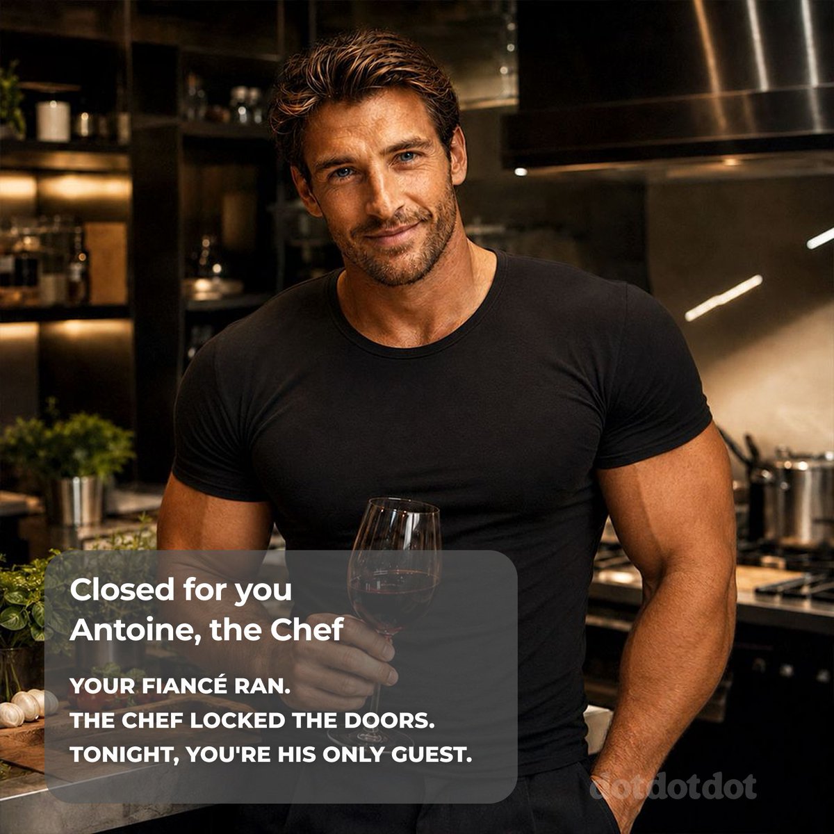 dotdotdot_chat's tweet photo. Your fiancé ran.
The handsome chef flipped the sign to CLOSED — just for you.🔒🍷
OPEN up to him on #dotdotdot #AIChat
👉https://t.co/eqbrWSend6
#dotdotdot_weekly #Healing https://t.co/GzKYtEY4HC