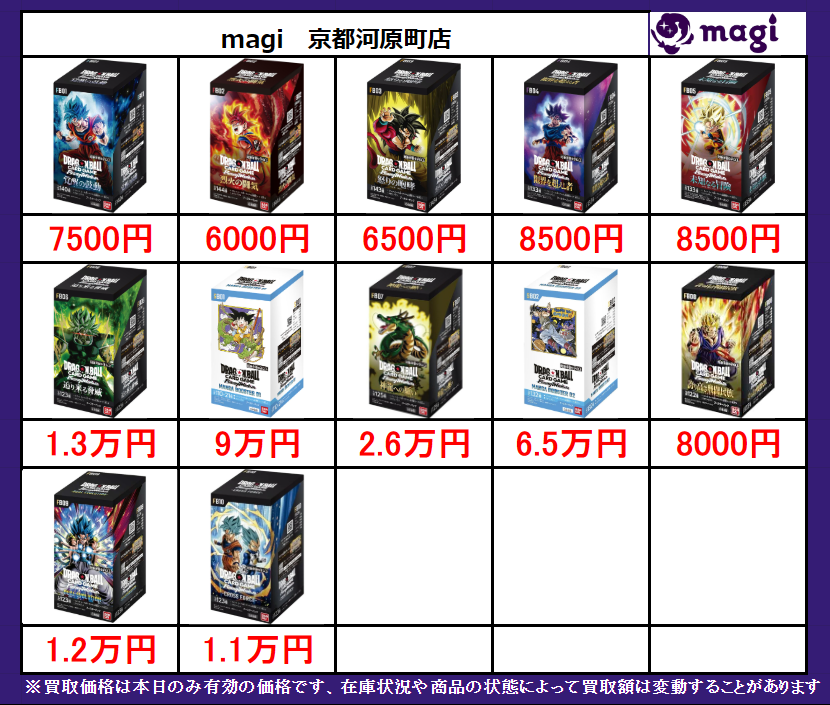 未開封BOX】 覚醒の鼓動 こちらの金額終了いたしました‼ お持ち込み
