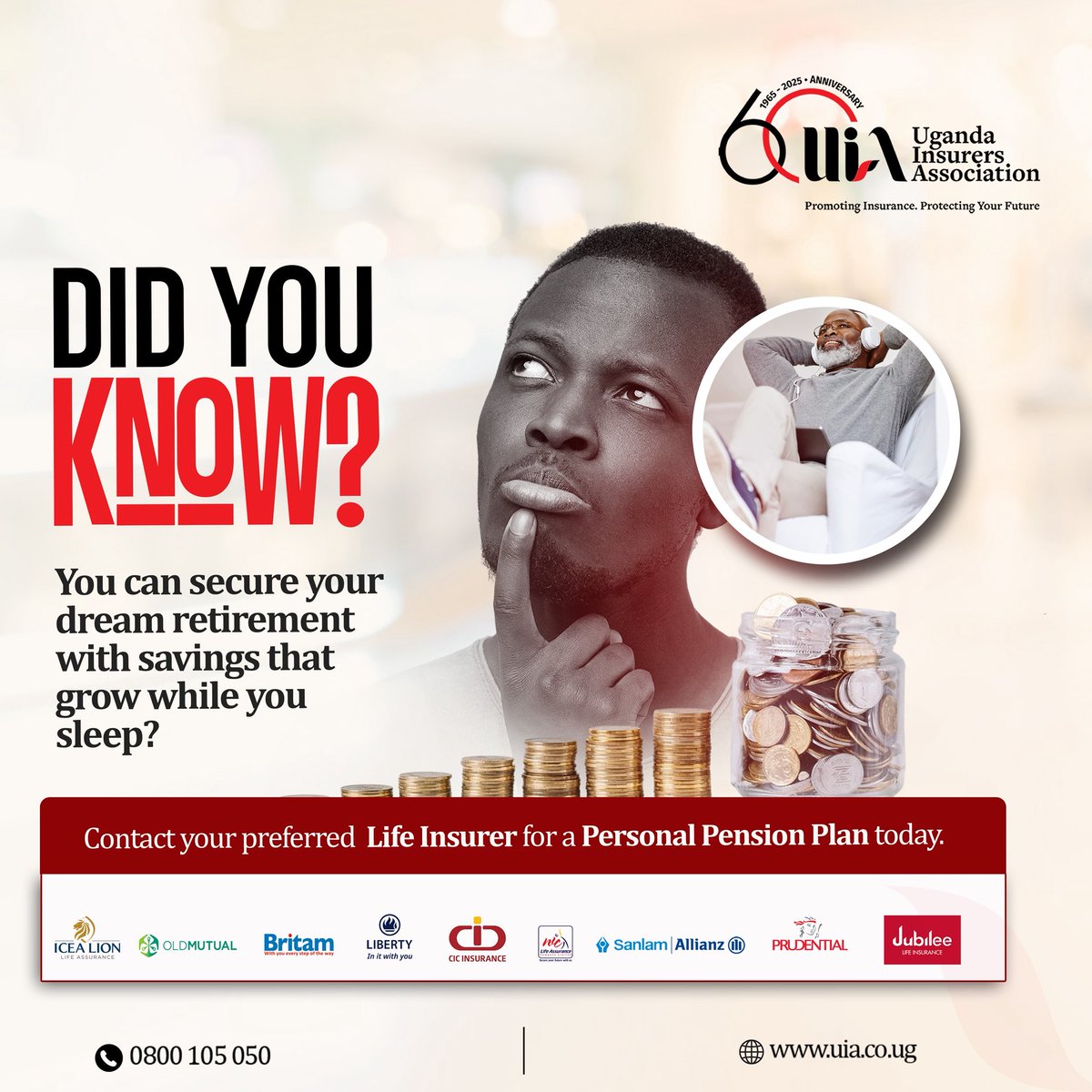 The_UIA's tweet photo. One day, work will become a choice instead of a necessity. The question is, will your finances be ready for that day? The best time to prepare for retirement is while you’re still earning.
 
#RetirementPlan #GetInsured https://t.co/Ij3giWjNAn
