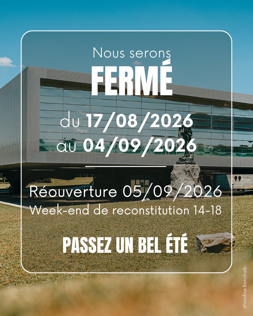 M2GMeaux's tweet photo. 🌞 Le musée fait une pause du 17/08 au 4/09 inclus !
Pas de vacances pour nos équipes : entretien des collections, travaux, préparation de la programmation culturelle, communication…
📅 Réouverture le 5/09 pour le week-end de reconstitution !
Bel été à toutes et à tous https://t.co/iGGpby73qm