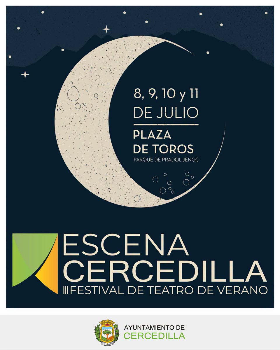 PolloCercedilla's tweet photo. 🎭✨ ¡Vuelve el Festival de Teatro de Verano Escena Cercedilla!

Del 8 al 11 de julio, Cercedilla se convertirá de nuevo en un gran escenario al aire libre con la celebración de la III edición de Escena Cercedilla, una cita ya imprescindible de nuestros veranos. https://t.co/dslEDcBQz7