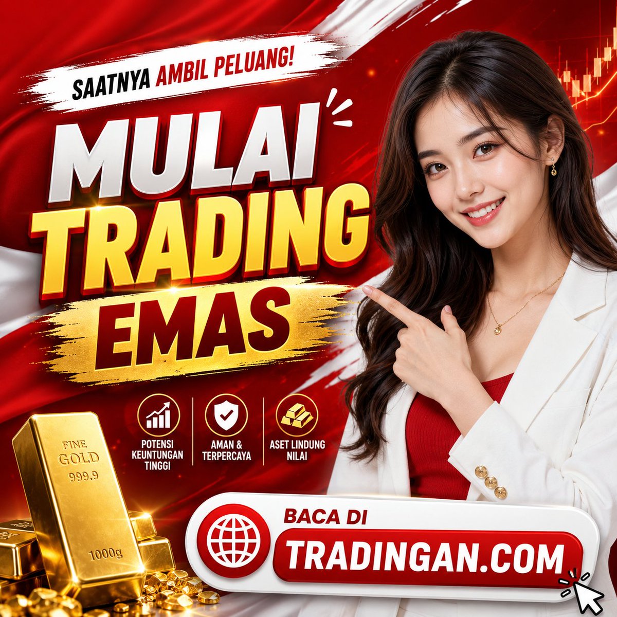 tradingans's tweet photo. SAATNYA AMBIL PELUANG TERBAIKMU!
MULAI TRADING & INVESTASI EMAS
" Potensi keuntungan tinggi "
" Aman dan terpercaya "
Baca di https://t.co/ZvGyJBt05m
---
#trading #investasi #emas #gold #tradingemas #investasiemas #tradinggold #xauusd #xauidr https://t.co/J0gy700nB1