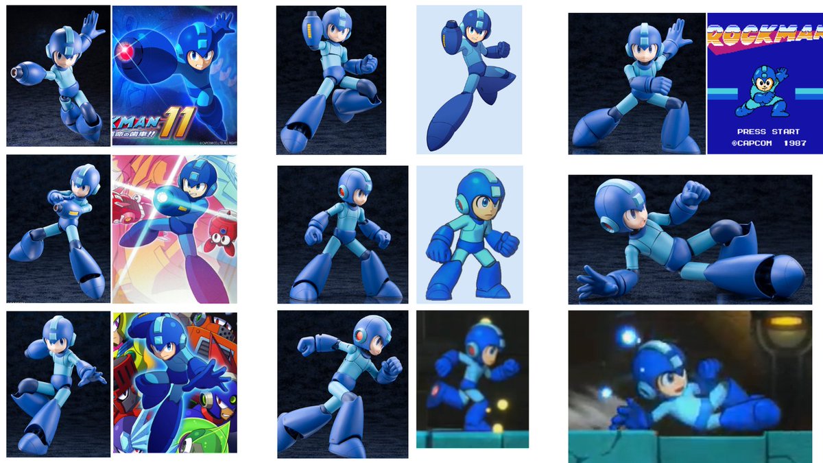 RockmanRockpage's tweet photo. Rockman 11 ver. Grande scale -  Kotobukiya
+ ref artwork https://t.co/WscCFdvv0h