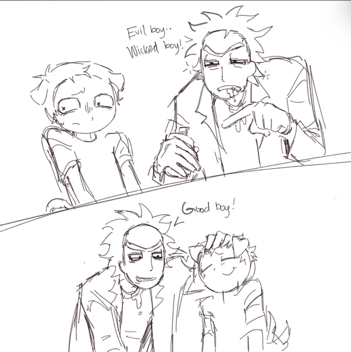hugmegently's tweet photo. both canon lines in the show #rickorty #c137cest https://t.co/6k6EcjqHYT