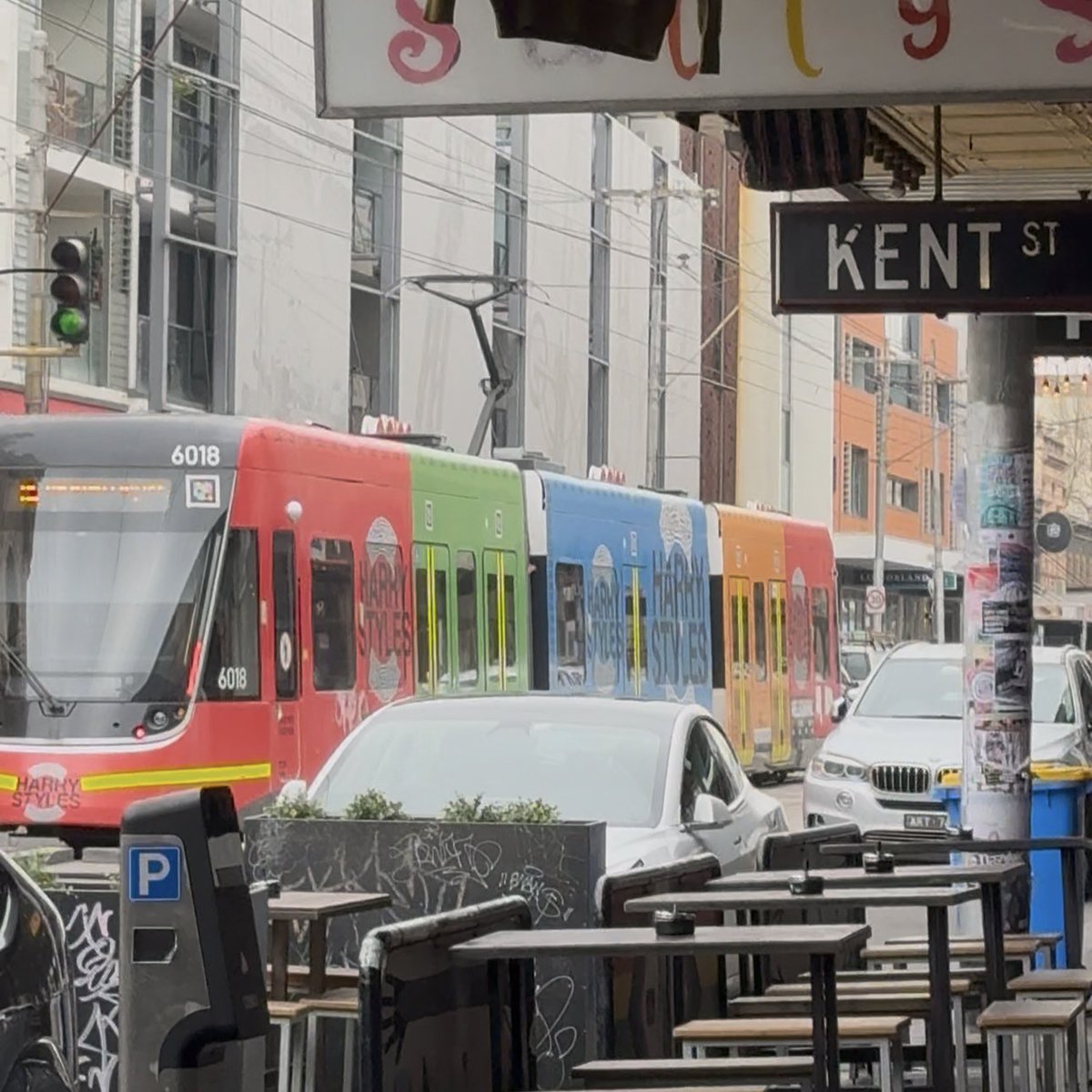 SZN2TASTEBACK's tweet photo. the together together promo tram in melbourne is following me and ruining my life https://t.co/TvhXXyvLpa
