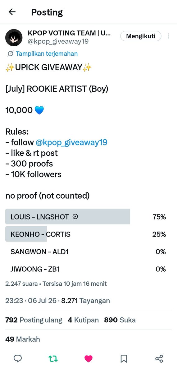 owhagi's tweet photo. @kpop_giveaway19 #LOUIS #LNGSHOT https://t.co/WhLo3UCovH