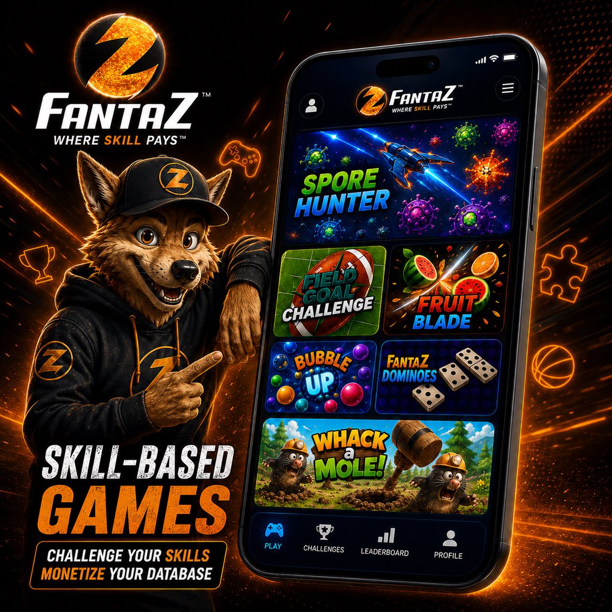 fantaz_official's tweet photo. Skill-based games, built to monetize.

Challenge your skills, explore exciting games, and discover a new way to engage your audience with FantaZ.

Where Skill Pays.

#FantaZ #WhereSkillPays #SkillBasedGames #MobileGaming #GamingCommunity #DigitalEntertainment https://t.co/nzl34T4bsR