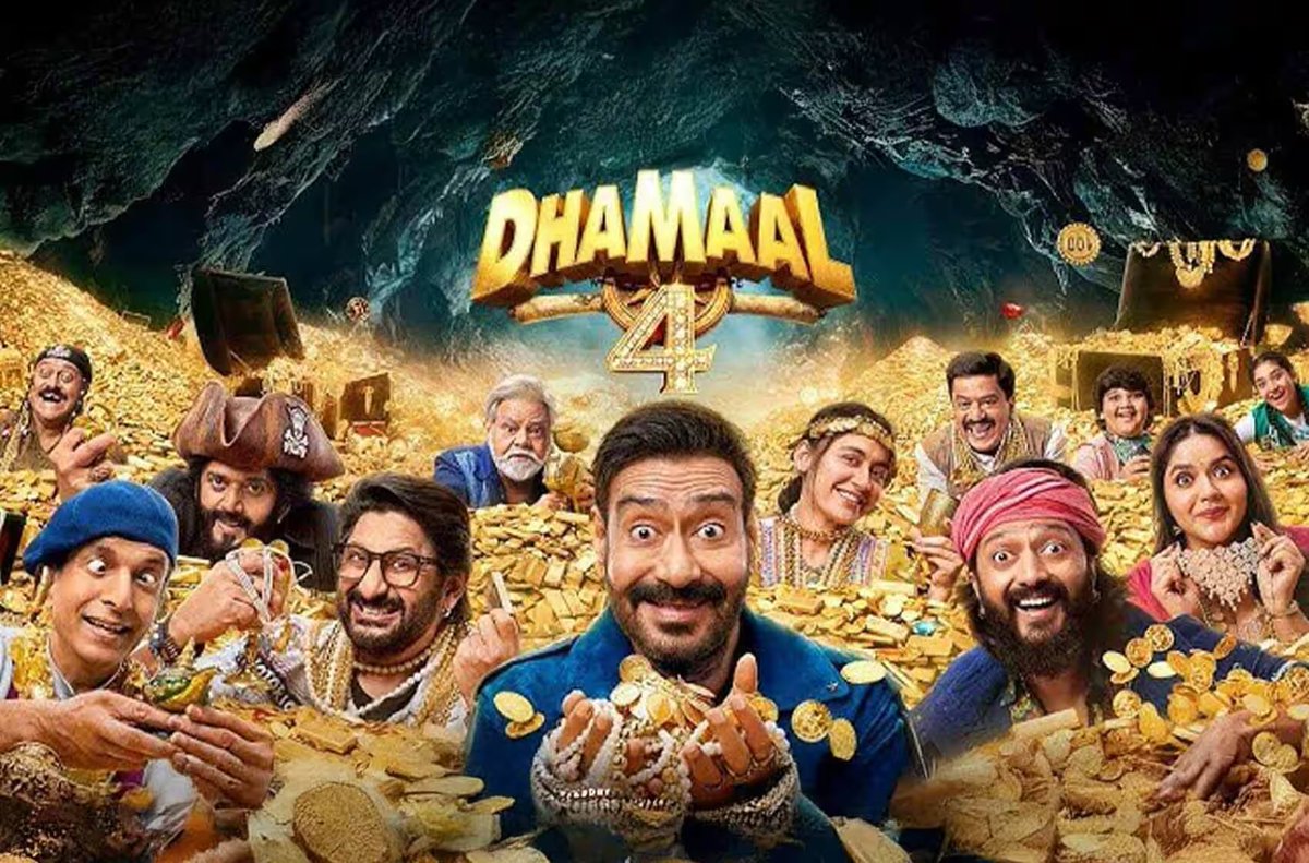Its_CineHub's tweet photo. DHAMAAL FRANCHISE at BoxOffice 🔥✅

1. #Dhamaal - HIT

2. #DoubleDhamaal - SEMI HIT

3. #TotalDhamaal - HIT

And now #Dhamaal4 is coming which is already looking like an ENTERTAINER and WINNER at the Box-Office too 💥

#AjayDevgn @TSeries @ArshadWarsi https://t.co/TSblwd6T1j