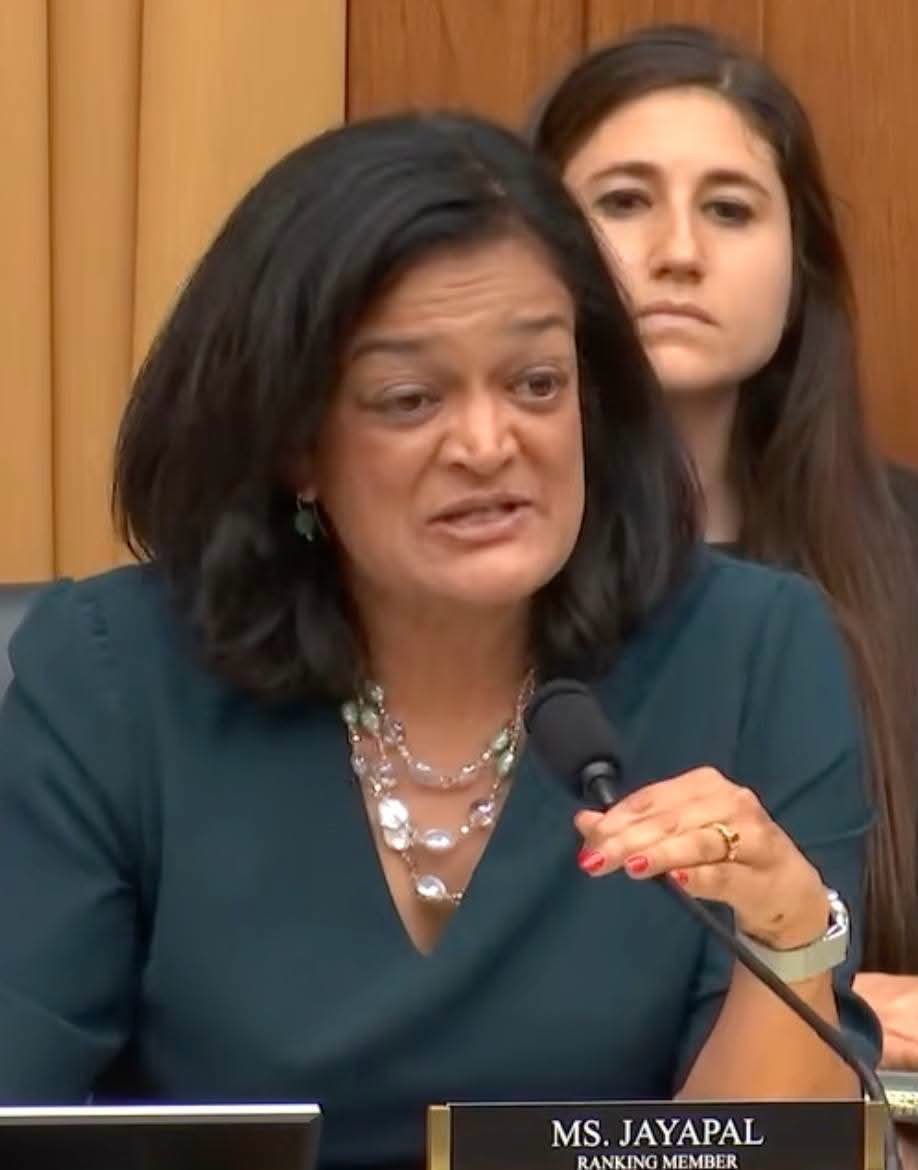 BS_Prasad's tweet photo. #new Democrat Representative claims she arrived from India when she was 16-years-old with out a penny to her name.
#IndiaNews 
However, records show she graduated from the elite Jakarta Intercultural School in Indonesia which cost up to $39,000 a year, then went to an elite University where her parents paid her tuition. 
#university 
"I came to this country from India at 16 with nothing in my pockets"

"This 4th of July, we celebrate America – a country that has always been and will always be a land of immigrants."

Pramila Jayapal was born in India, into an upper class family.  When she arrived in the US she attending Georgetown University and 

Her family moved to Indonesia in 1969 when her father accepted an overseas job tied to the oil industry. Her mother was a writer. 

They lived their for 10 years before moving on to Singapore.

🔺️She attended the Jakarta Intercultural School, a private international institution serving children of expatriates, diplomats, and affluent families, from elementary grades through high school.  It costs up to $39,000 per year. 

🔺️She graduated from the school in 1982 at age 16.

🔺️Jayapal arrived in the United States in 1982 and attended Georgetown University in Washington, D.C.  -  her parents paid her tuition. 

🔺️The minimum annual cost when Jayapal was enrolled (1982) was $10,750 per year which equals about $37,300 today when adjusted for inflation.

🔺️She later earned an MBA from Northwestern University's Kellogg School of Management. 
#ChristinaAguayoNews