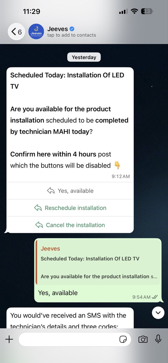 Im_KMV's tweet photo. @flipkartsupport How long do I have to wait? Since Sunday, my installation status has been showing Technician is on the way.I have stayed at home and even missed going to the office &amp; waiting for the technician, yet nobody has shown up. The technician is neither answering my calls nor calling me https://t.co/BgyTZh81Mc