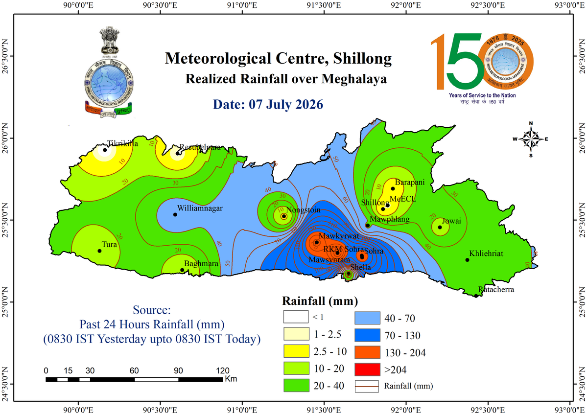 Meteorological Centre Shillong tweet media