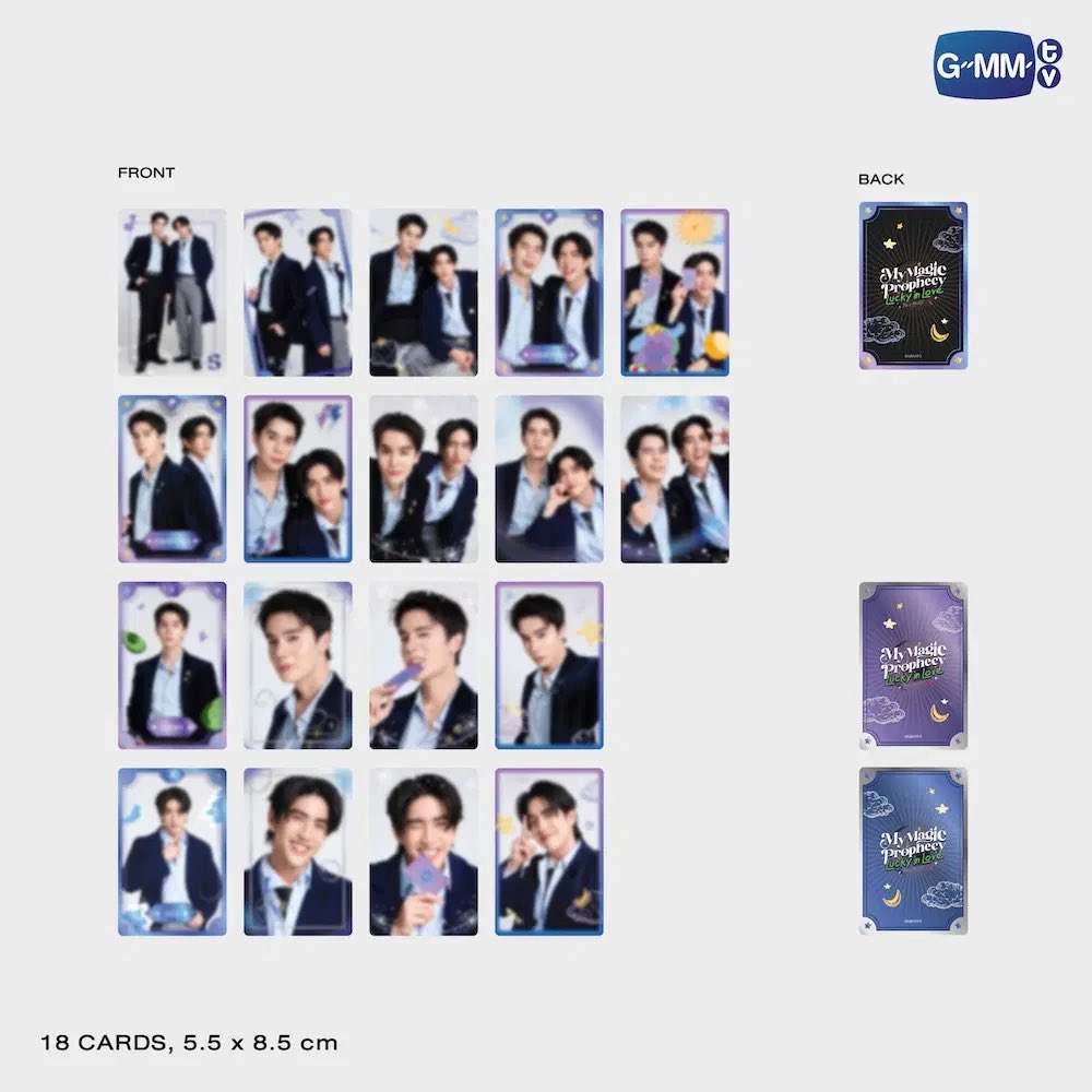 cutiecinstore's tweet photo. [ WTS / ขาย / พร้อมส่ง ]

JIMMYSEA COLLECTIBLE CARD SET | My Magic Prophecy Lucky In Love Fan Party
(แกะแล้ว การ์ดครบทุกใบ)
🌟 700฿ ส่งฟรี

💌 สนใจ DM มาได้เลยค่ะ
#ตลาดนัดgmmtv #ตลาดนัดgmm 
#ตลาดนัดจิมมี่ซี https://t.co/0U7uI0KBp0