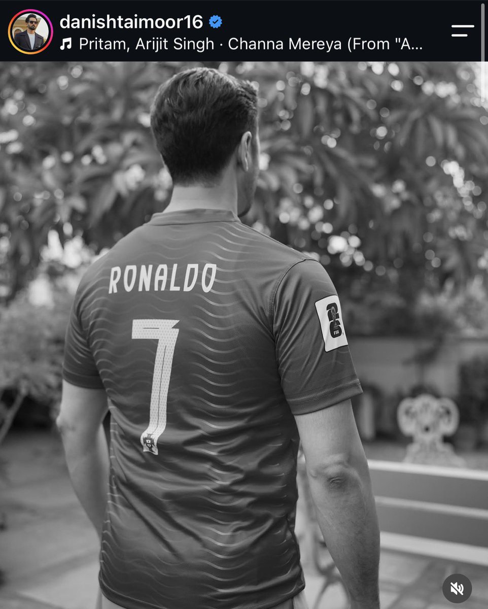 momentmemori's tweet photo. Superstar Danish Taimoor’s Heartfelt note about Cristiano Ronaldo. https://t.co/tGlzEijKLv