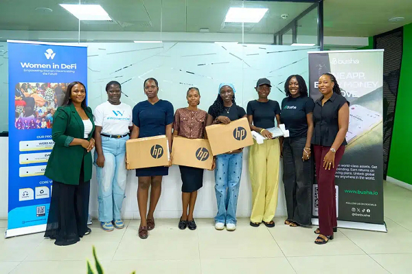WeAreTechAfrica's tweet photo. Nigeria : Busha s'allie à Women in DeFi pour former les femmes à la tech https://t.co/Nne2Lp2pEO https://t.co/2c7Wtq6xYe