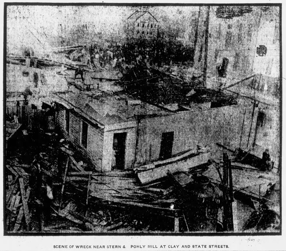 weather_history's tweet photo. July 22, 1903:

A significant tornado impacted Passiac County, New Jersey. The F2 cut a 7-mile path through Paterson and surrounding communities. Six homes and 30 other buildings were destroyed, and 200 more were damaged. Two people were killed and 100 were injured.

#wxhistory https://t.co/I25RIpmDga