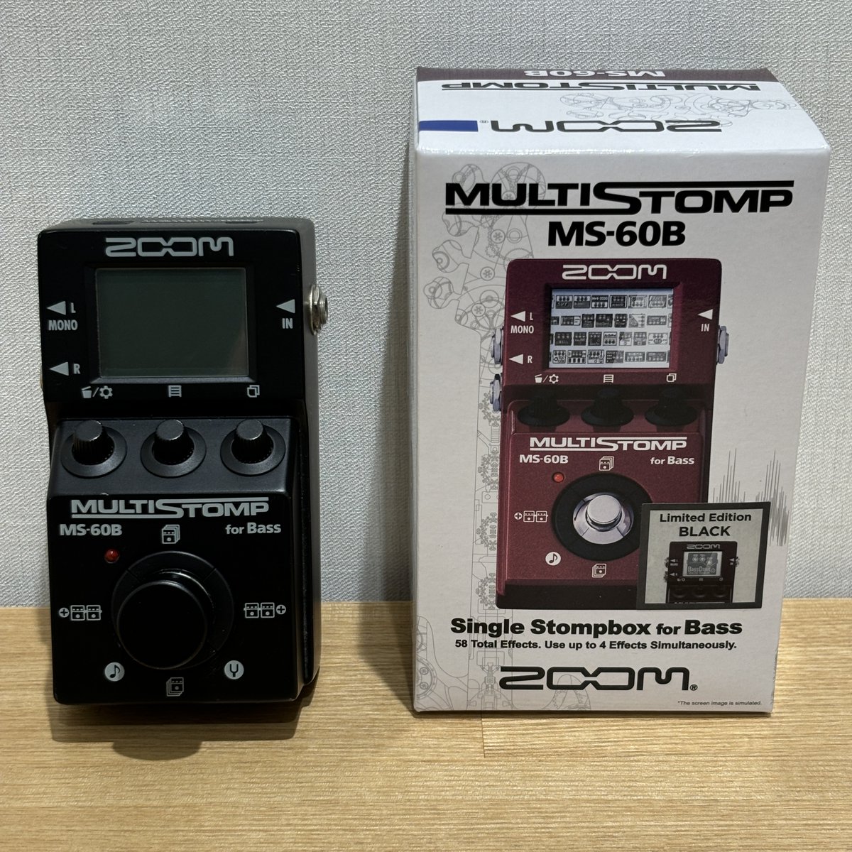 【限定カラー】ZOOM MS-60B Limited Edition BLACK Limited BLACK 【限定カラー】ZOOM Edition MS-60B