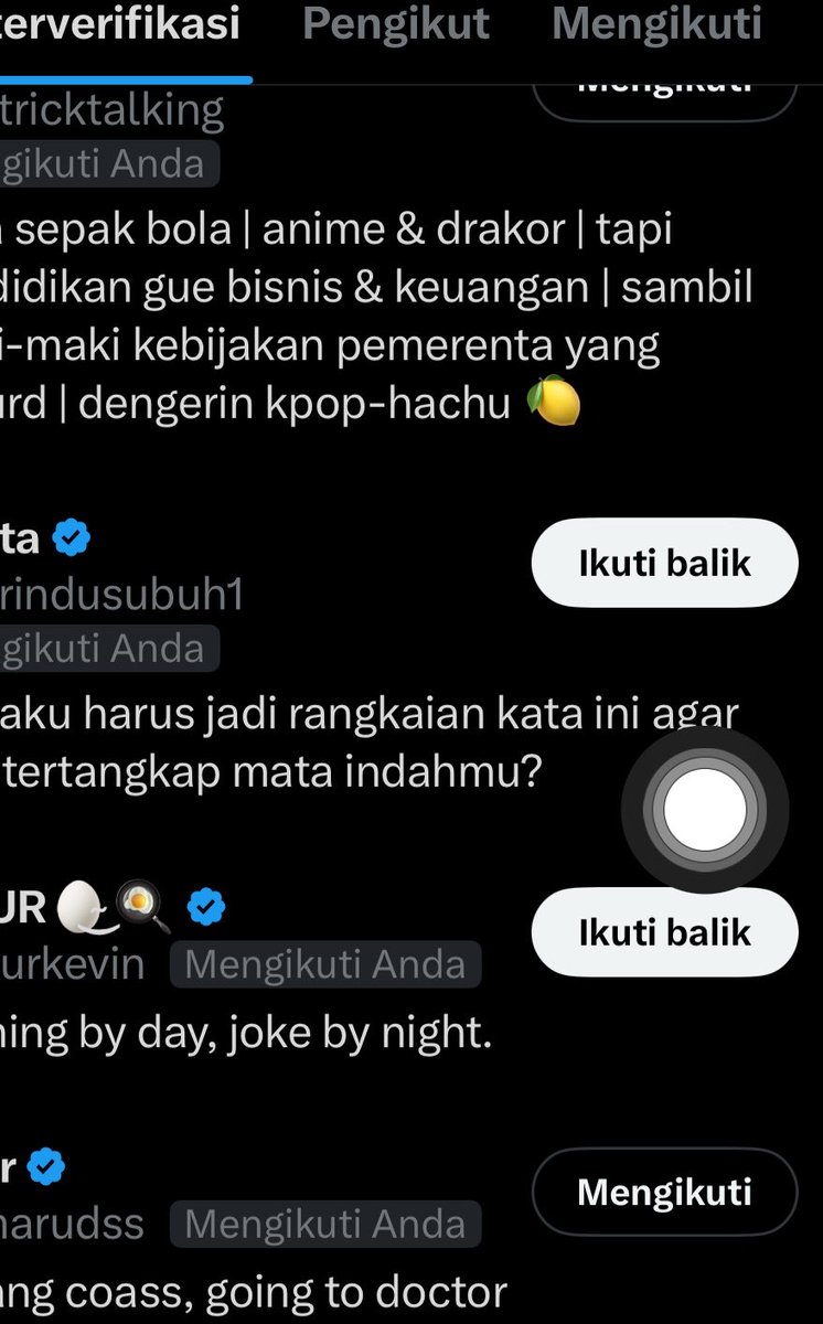 RAME_IDN's tweet photo. Jangan di unfollow ya kalo belum ku follback 

Entah mengapa pas klik ikuti balik ada norif CLIENT ERROR? 😿

Ada yang tau kenapa?? Padahal hari ini baru 30’n follow https://t.co/ZuqA6RM0yC