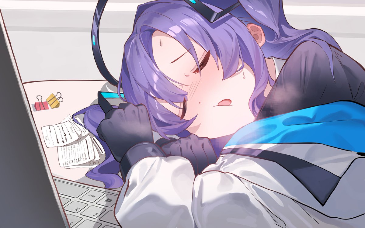 IAmNotHeavy's tweet photo. 🖊️
----------------------------------------------------
Seems you can't be responsible enough.
I will have to monitor you for the rest of your life!
----------------------------------------------------
#BlueArchive #MVRP

📄 If you can be so kind to Like and Retweet~