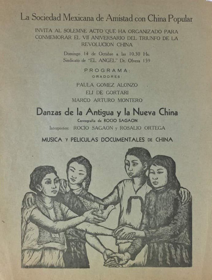 lhan55's tweet photo. La normalista y filósofa Paula Gómez Alonzo (1896-1972) fue figura central en la diplomacia ciudadana que acercó a México y China Popular. 
Traductora y especialista de la obra de Mao Tse-tung, tuvo en el coloso de Oriente una fuente de inspiración

https://t.co/HRodVOsWTT https://t.co/SbJwD5INac