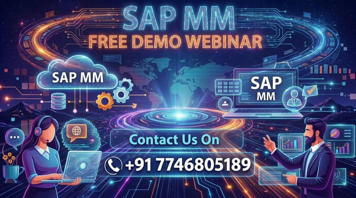 ambikeya_tech's tweet photo. New SAP MM Batch is Now Live!
Watch the Free Demo:
https://t.co/A4sNoaEnzj
Enroll Now:
https://t.co/mtbnP4GLaC
#SAPMM #SAPTraining https://t.co/XQ51F2tftK