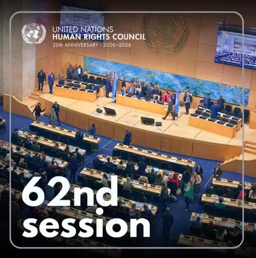 ChinaEmbEritrea's tweet photo. On July 6, 2026, the 62nd session of the Human Rights Council considered a draft resolution on the human rights situation in Eritrea, during which the Chinese representative stated China’s principled position that the HRC's work should adhere to the principles of universality, impartiality, objectivity, and non-selectivity, and that China consistently advocates that countries address human rights issues through constructive dialogue and cooperation, opposes the politicization of human rights issues and the practice of open pressure, and opposes the establishment of country-specific mandate without the consent of the country concerned.