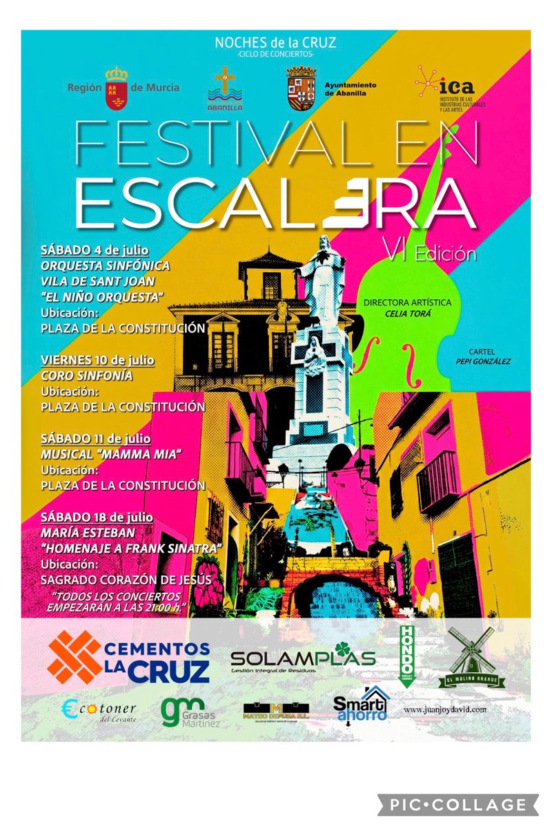 TurismoAbanilla's tweet photo. Este fin de semana continúa el #festivalenescalera https://t.co/bxsJvGJfLc