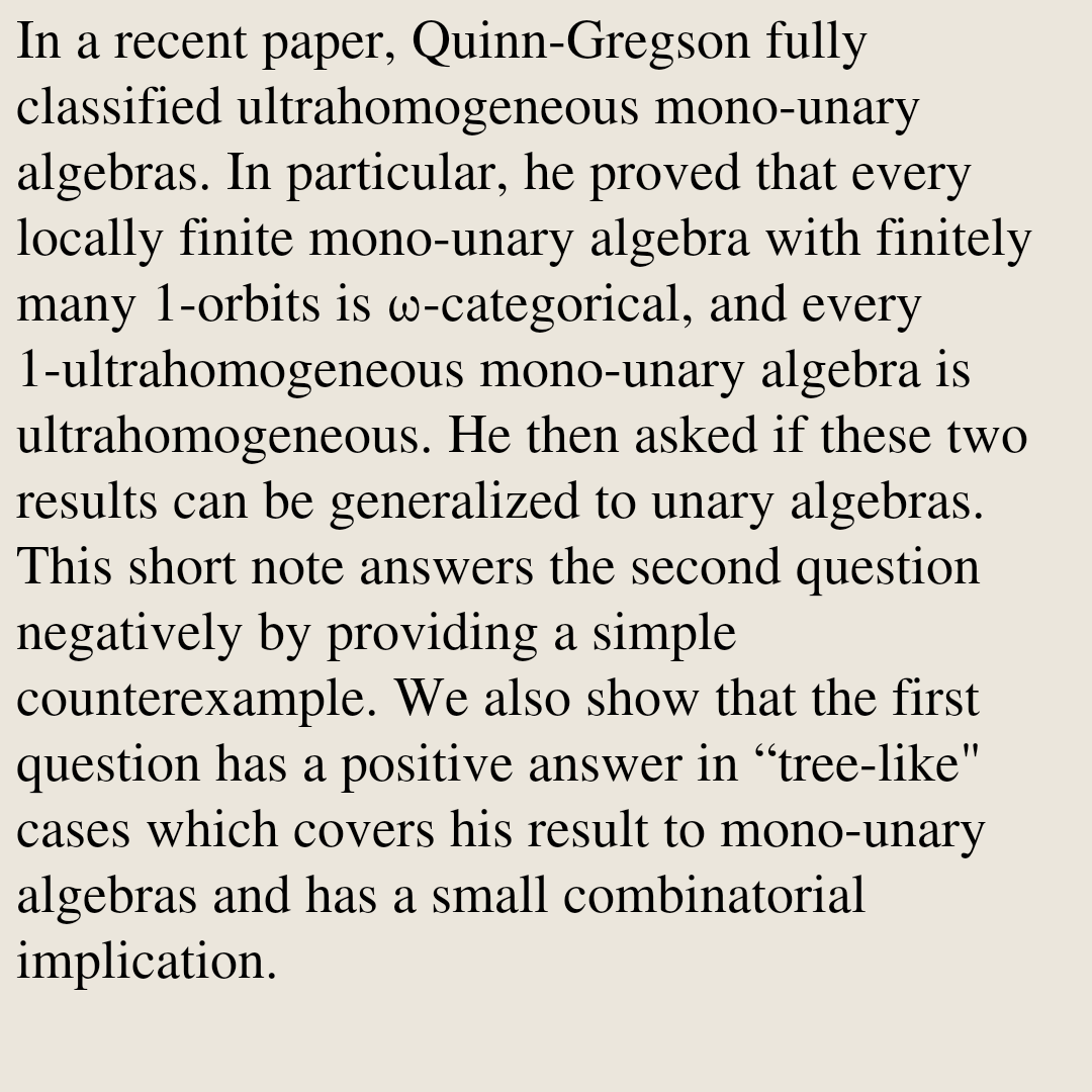 PRWT's tweet photo. A note on ultrahomogeneous unary algebras

Cheng Liao
https://t.co/IWT8a1Mdmo [𝚖𝚊𝚝𝚑.𝙻𝙾] https://t.co/uVa58od5b6