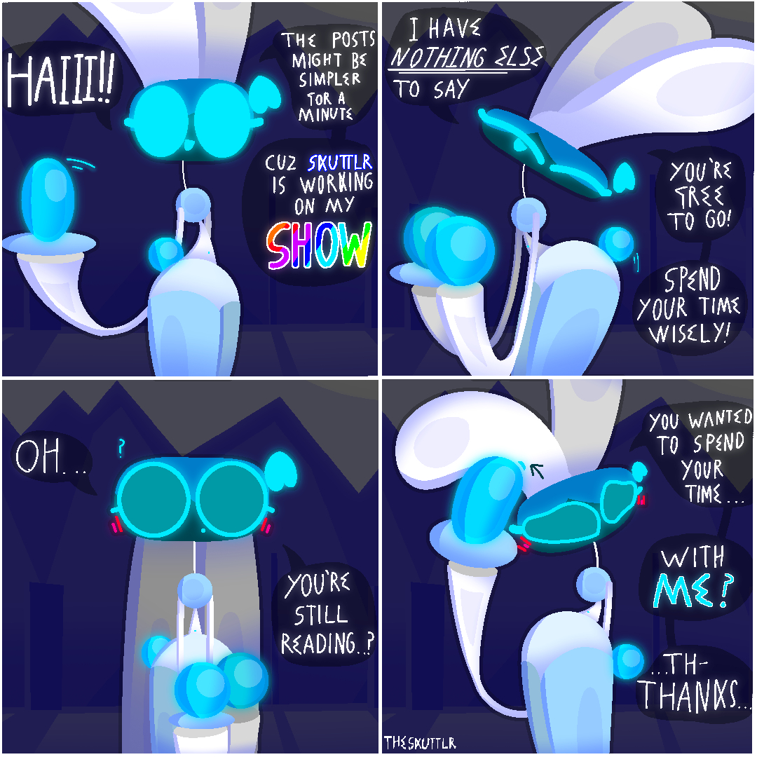 THESKUTTLR's tweet photo. Fine has an Announcement  🔵❗

#OC #comic #indieanimation https://t.co/urMGs7fGRc