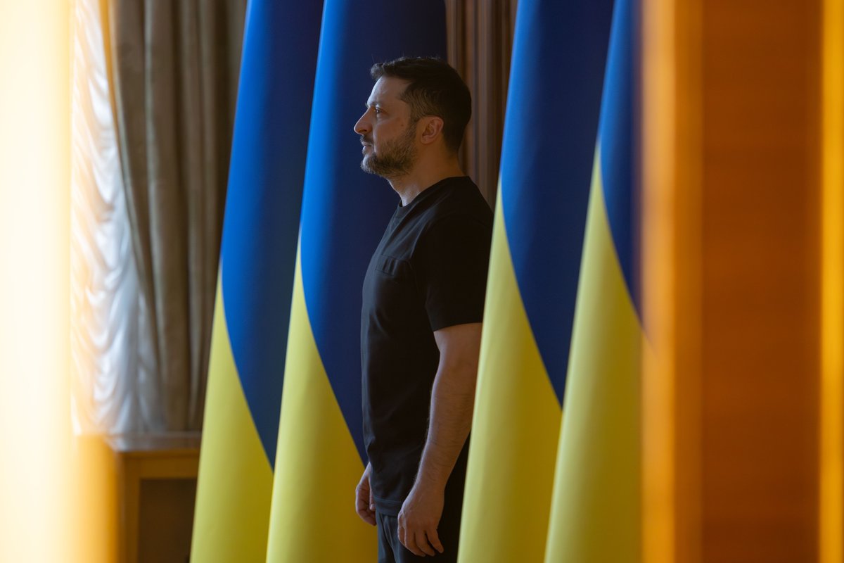 ZelenskyyUa's tweet photo. When our deep strikes were not reaching Moscow and St. Petersburg, Putin did not think much about it. He understood that the war was far from the Kremlin. Of course, once he feels what is happening in Moscow, he will begin to understand what is happening in the Kursk, Belgorod, and Bryansk regions. He’ll begin to grasp the reality of the situation.

When not one hundred drones but a thousand start reaching Moscow, and when he feels it and sees it, he will be advised to move somewhere beyond the Urals. That will be a moment that opens a new chapter on the path toward ending the war. The farther Putin is from Moscow, the closer the end of the war and peace will be.

He fears for his life. And then there are the elites. Where do the Russian elites live? Moscow and St. Petersburg – the two major cities. Those places will be reached, because that is where they make the decisions to kill us.

That is why deep strikes have had, and continue to have, a major impact. We must keep working on this. It is constant, difficult, and daily work. We must all stay focused and energized. The heroes are those on the front line. And all of us, the entire state, must keep carrying shells to them. If we do, we will bring a just and strong peace for Ukraine. That is what victory means for us.

From an interview with the Financial Times. (3/3)