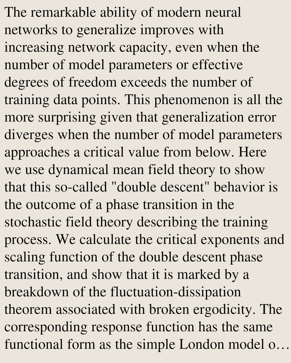 Disordered Systems and Neural Networks Papers tweet media